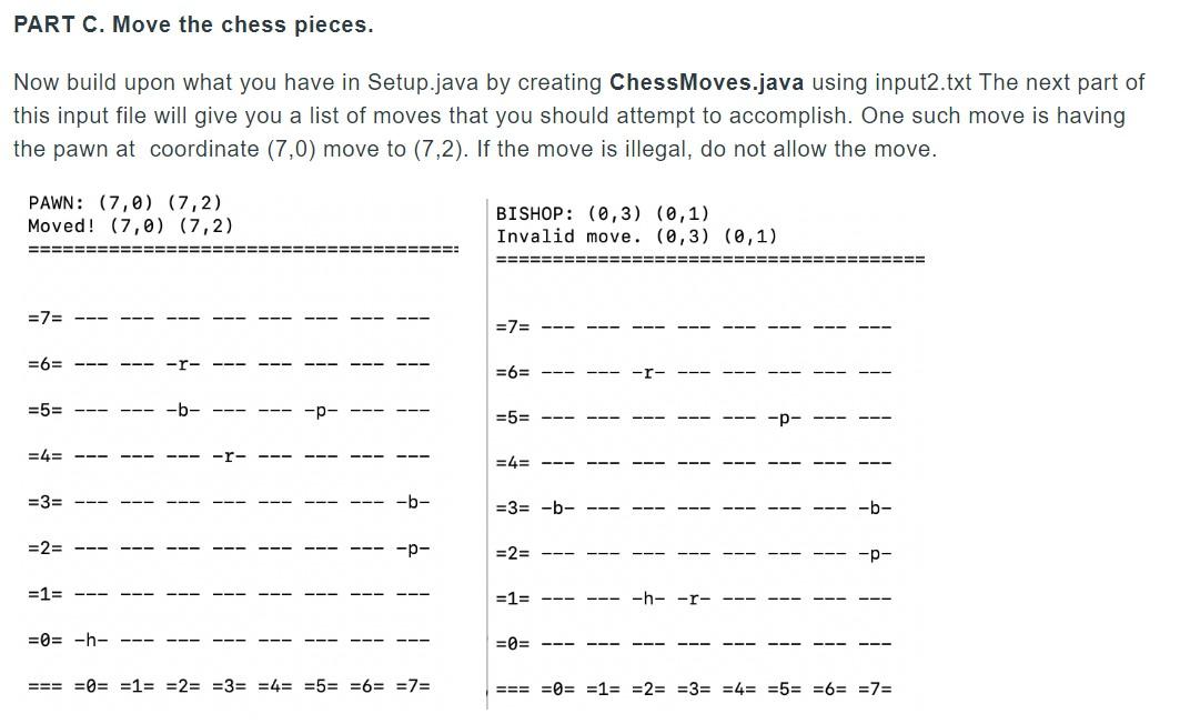 Solved 6. For this problem you must know how chess pieces