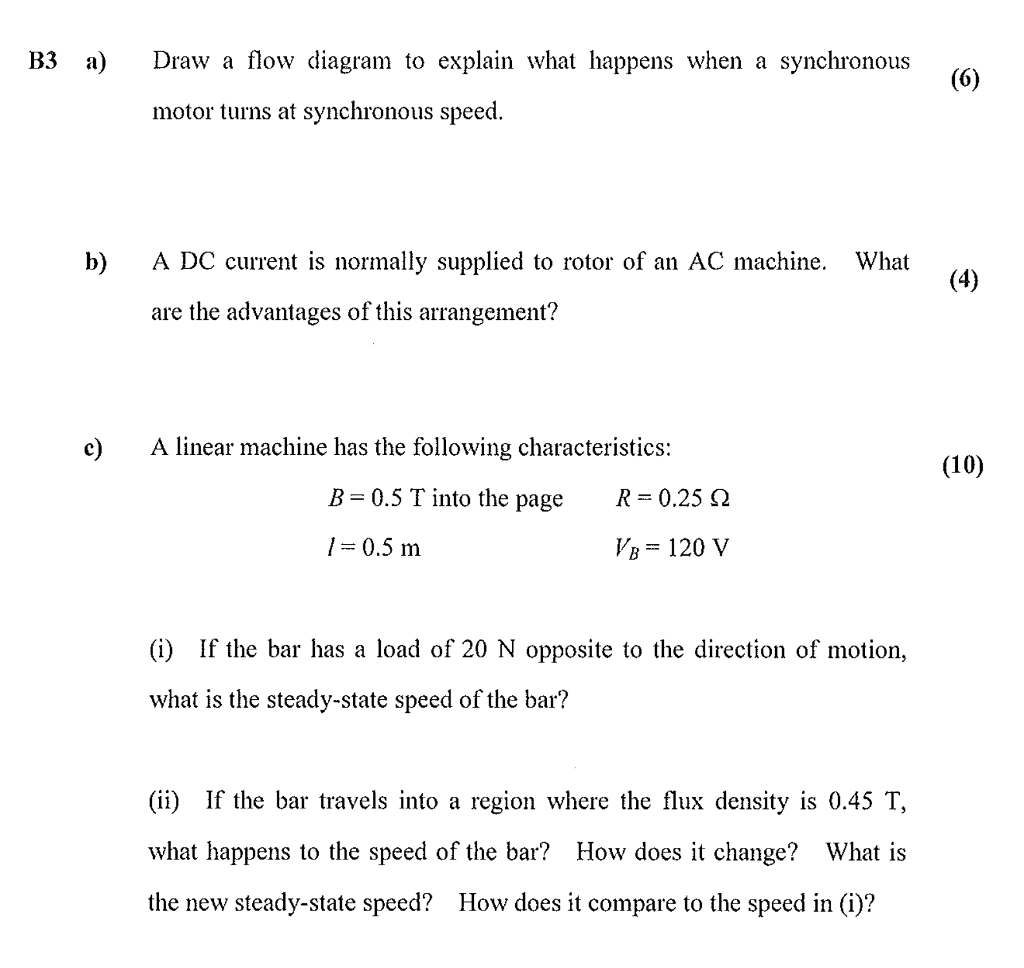 Solved B3 a) Draw a flow diagram to explain what happens | Chegg.com