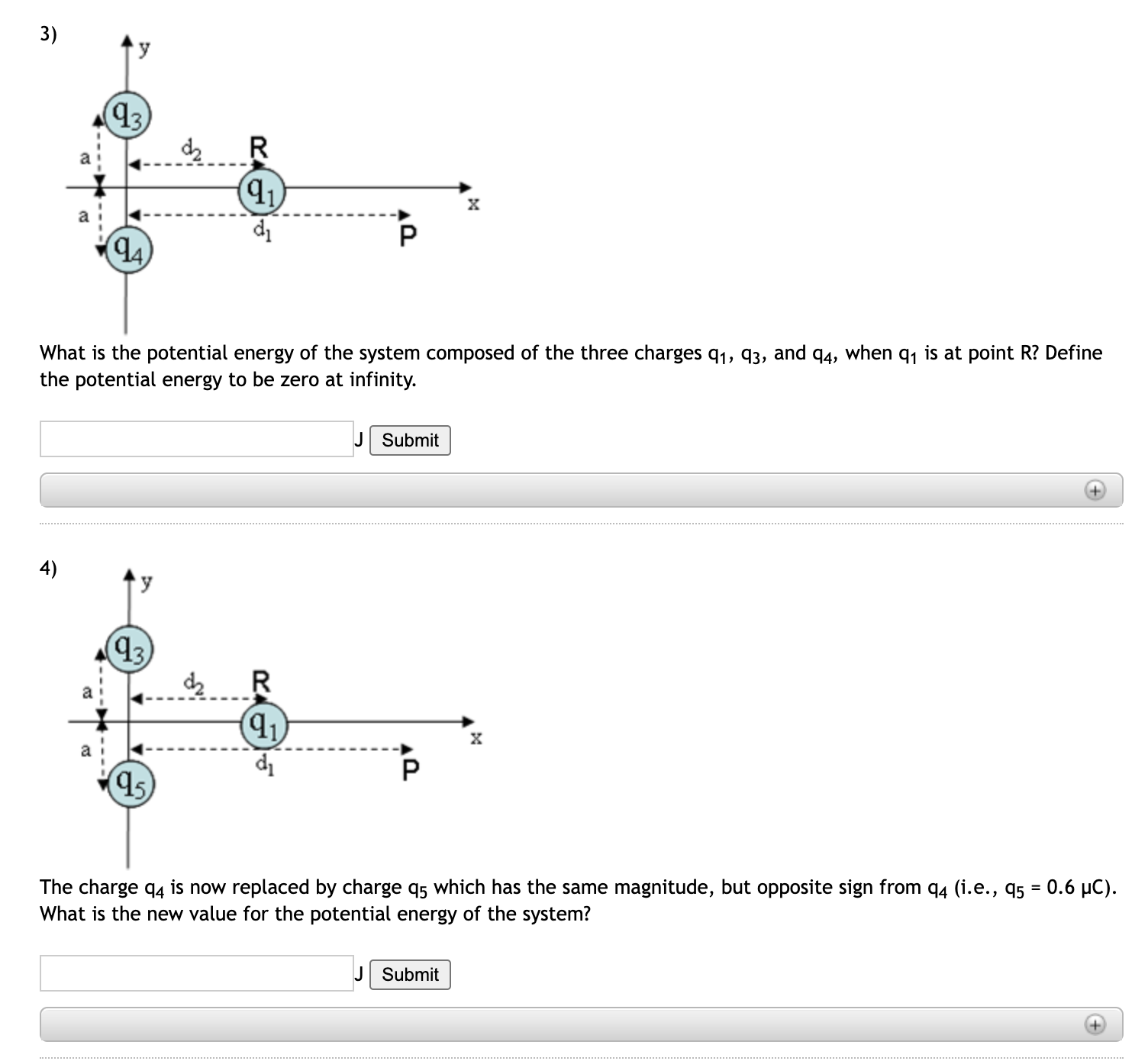 Solved A Point Charge Q2−12μc Is Fixed At The Origin Of A 1323