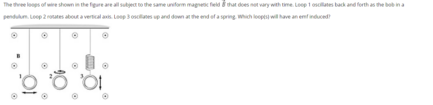 Solved The three loops of wire shown in the figure are all | Chegg.com