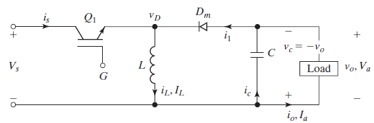 The buck–boost regulator in Fig. 6 has an input | Chegg.com