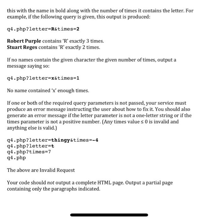Solved Question 4. (b points) PHP Write the PHP code for a | Chegg.com