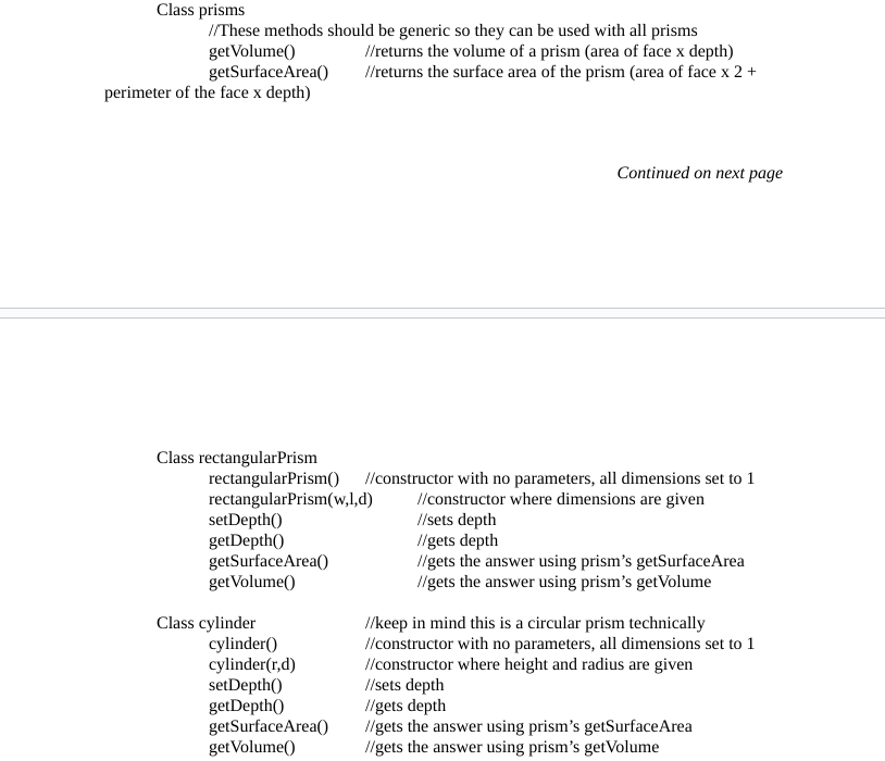 Solved The project will consist of 8 classes. You will | Chegg.com