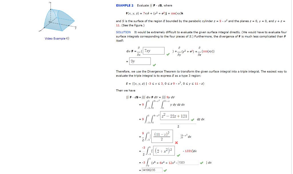 Solved Example 2 Evaluate F Ds Where F X Y Z 7 Chegg Com