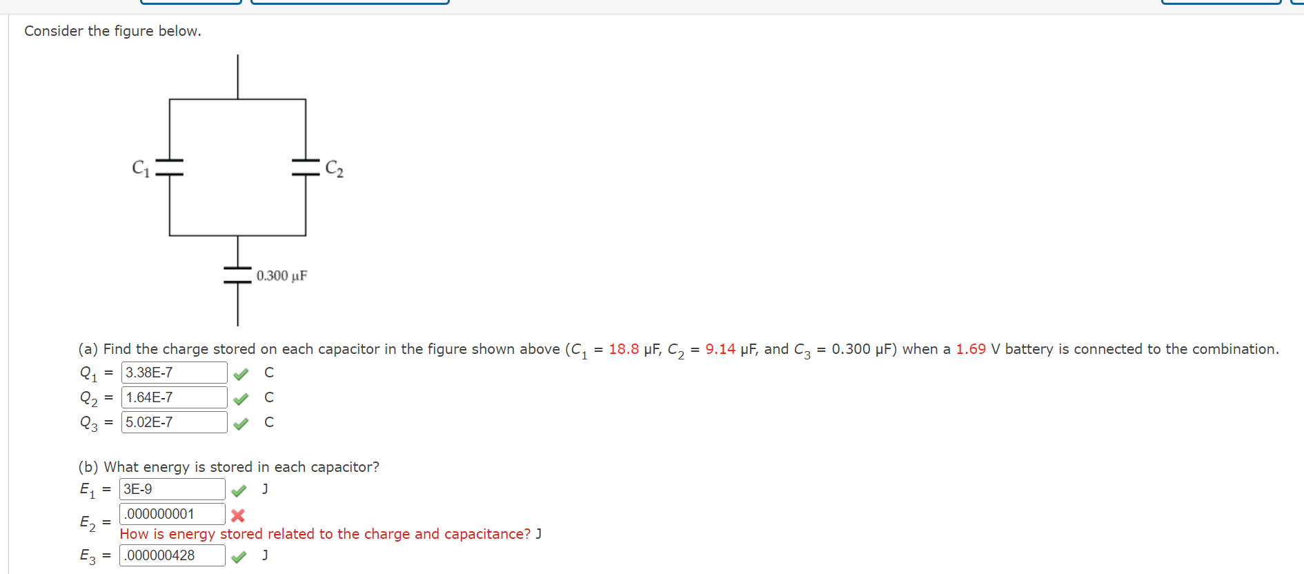 Solved Please help with solving for E2! Please give an | Chegg.com