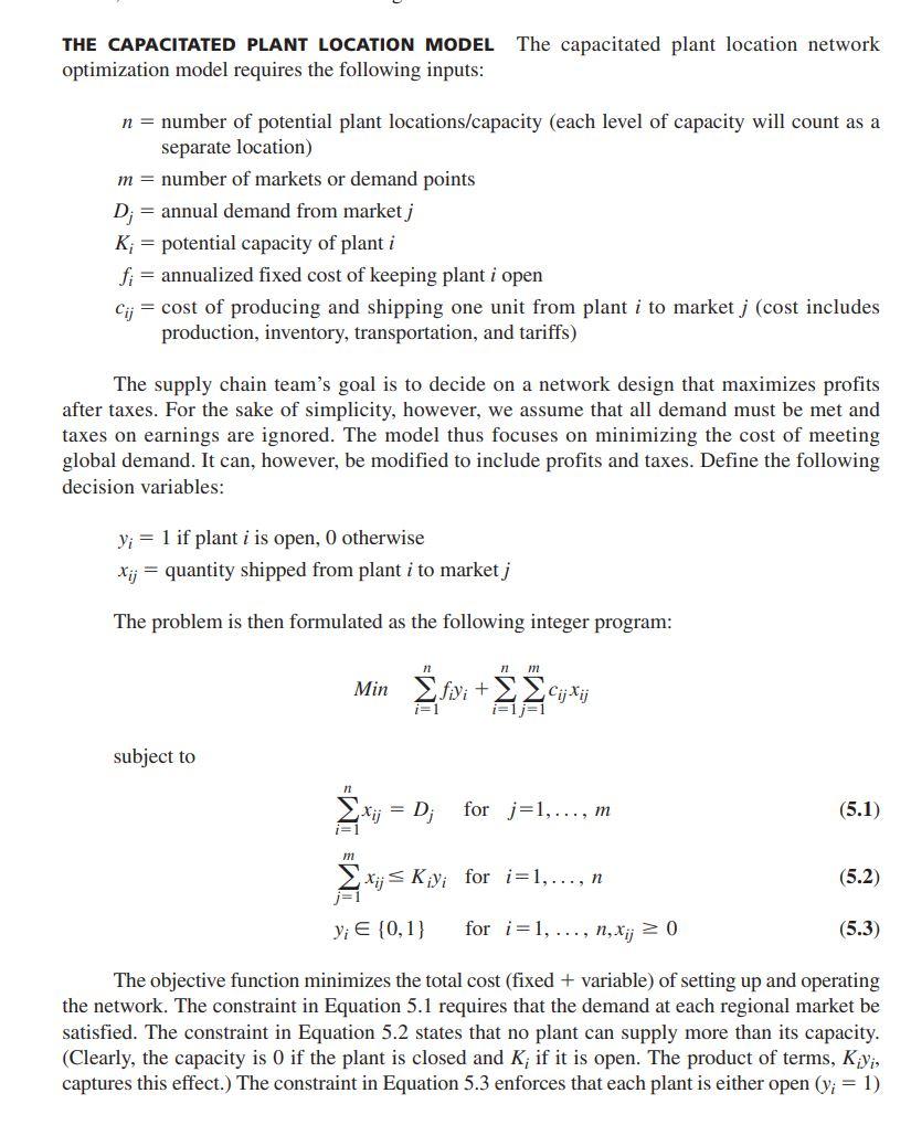 Solved Simple Heuristic Algorithms for the Capacitated | Chegg.com