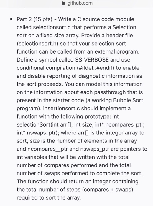 Solved Kindly assist....use the Github and gcc tool...I | Chegg.com