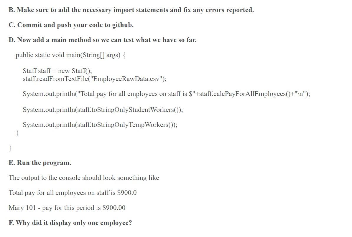 Solved I have this java programming lab that I started but | Chegg.com