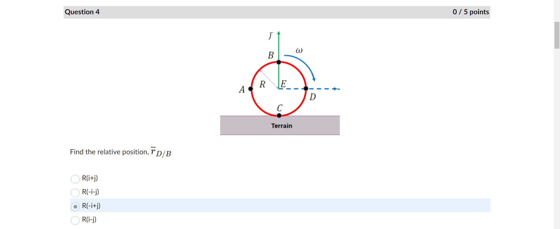 Solved Find The Relative Position, RˉD/B | Chegg.com