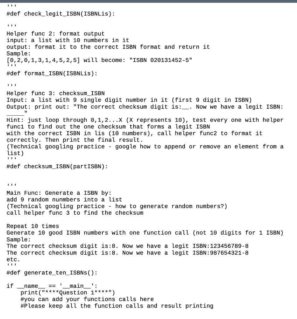 Solved \#\#\#\#\#\#\#\# #8. ISBN number #As you know, every | Chegg.com