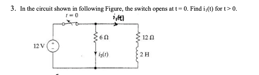 Solved 3. In The Circuit Shown In Following Figure, The | Chegg.com