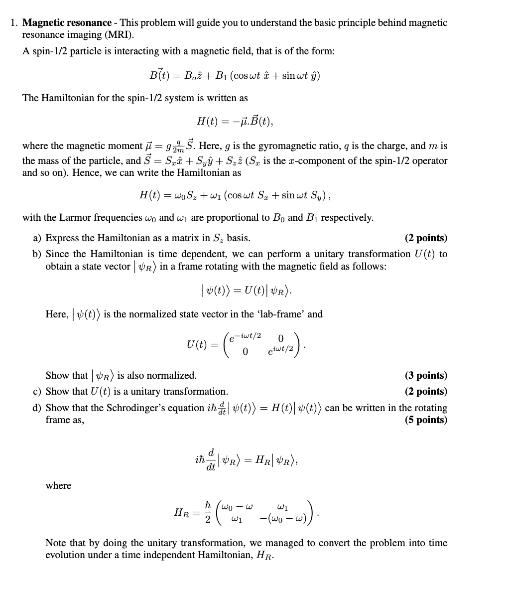 Hermitian symmetry - Questions and Answers ​in MRI