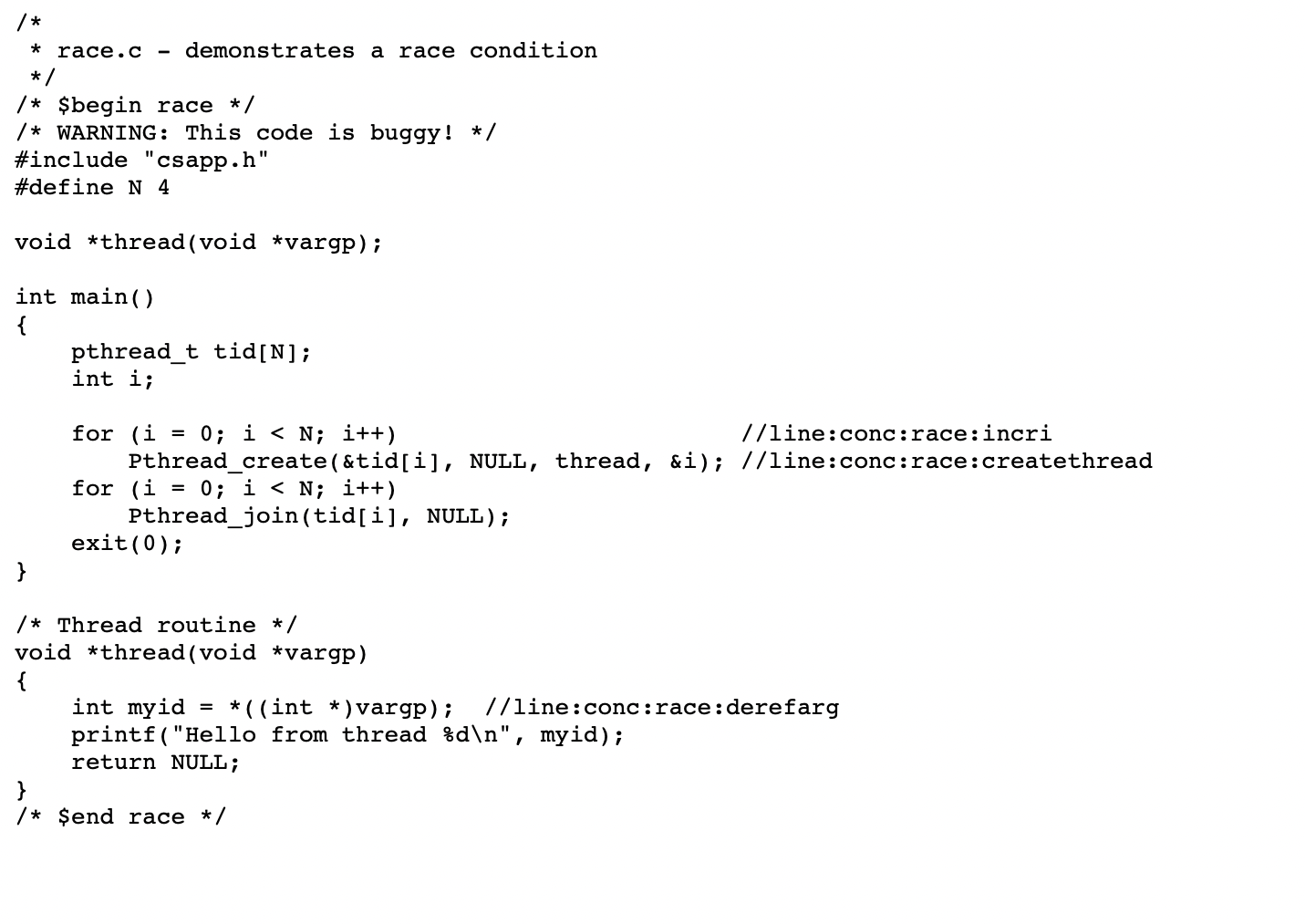 Solved Task #2 - 30pts Consider the code race.c. * race.c - | Chegg.com