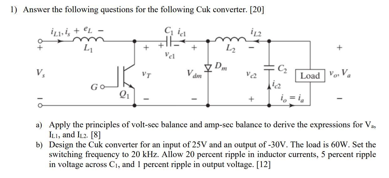 Solved 1) Answer the following questions for the following | Chegg.com