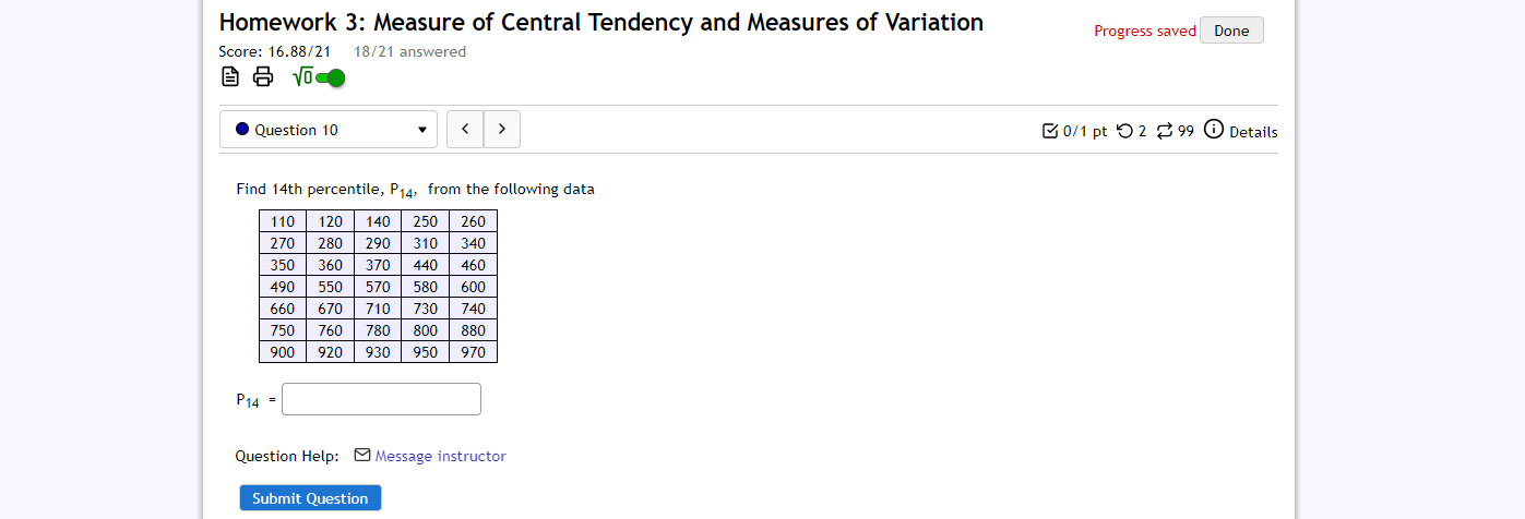 Solved Homework 3: Measure Of Central Tendency And Measures | Chegg.com