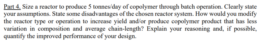 Random copolymerization of two monomers by free | Chegg.com