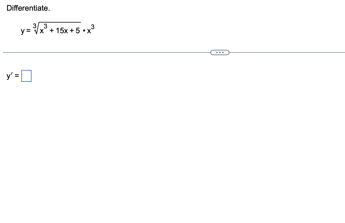 solved-differentiate-y-3x3-15x-5-x3-y-chegg