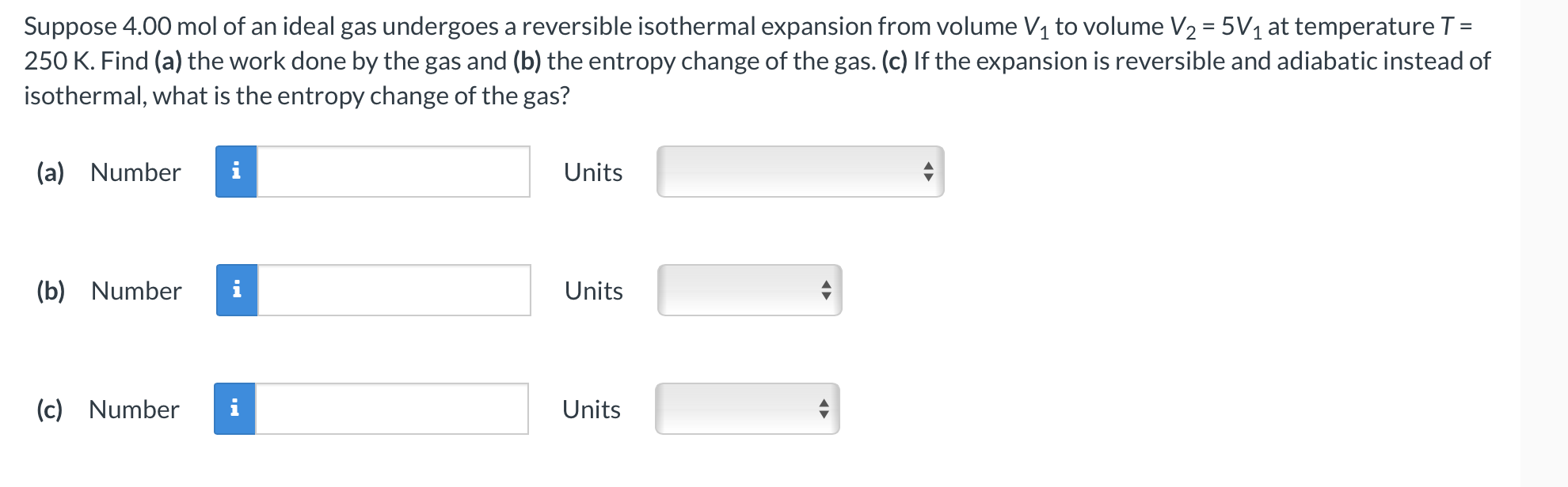 Solved Suppose 4.00 mol of an ideal gas undergoes a | Chegg.com