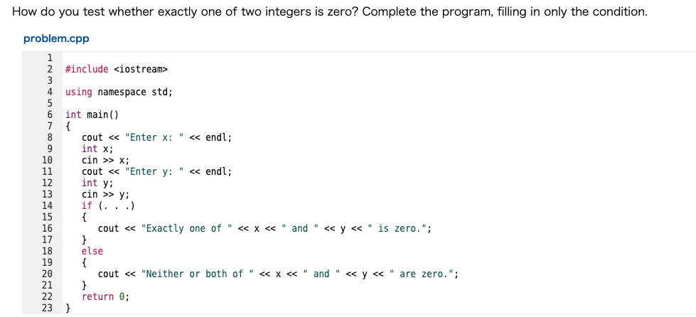 solved-how-do-you-test-whether-exactly-one-of-two-integers-chegg