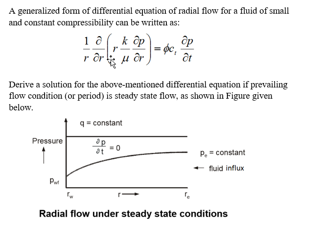 Solved A generalized form of differential equation of radial | Chegg.com