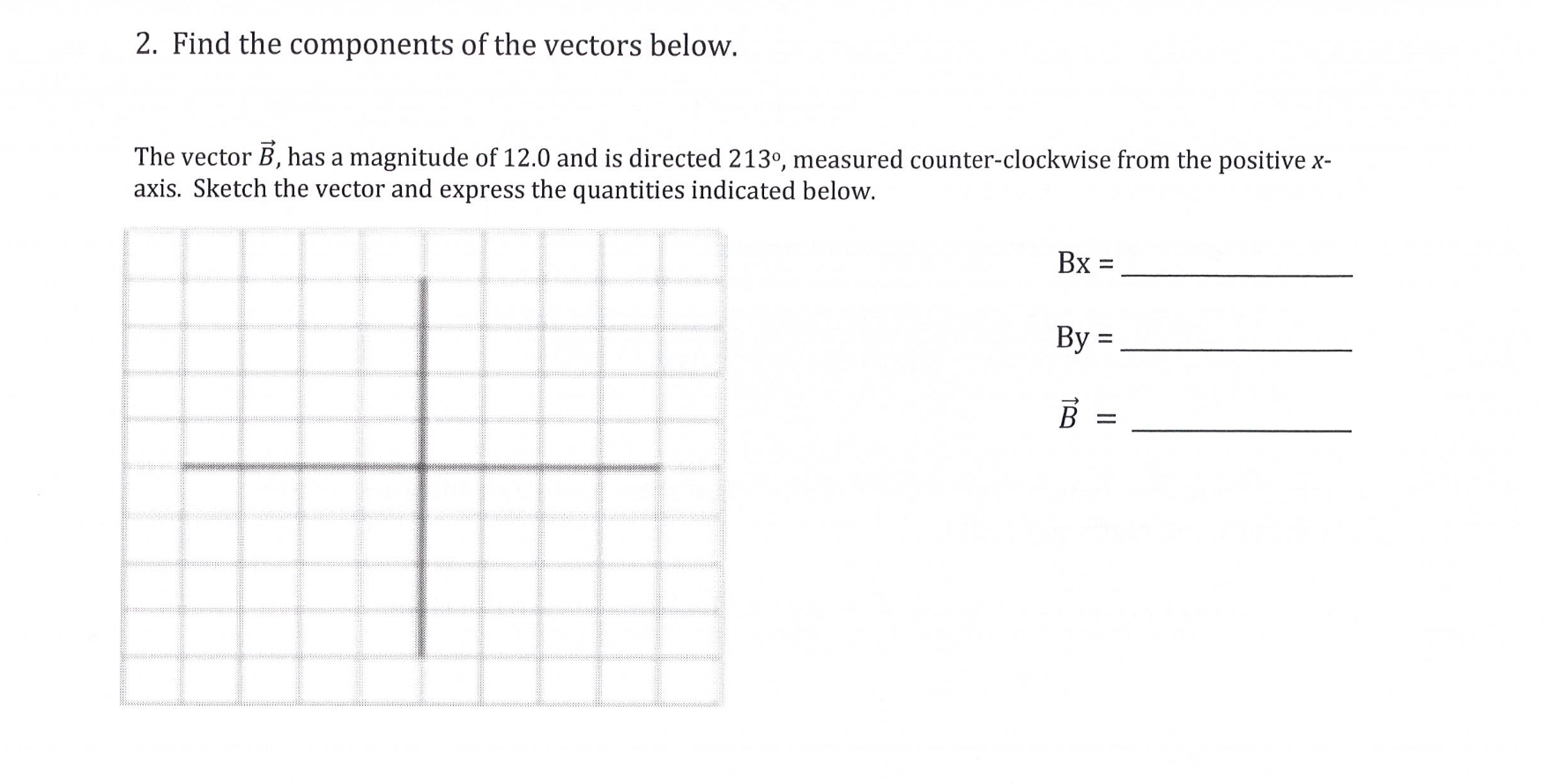 Solved I. Graphically find the resultant of Ă – 3B on the | Chegg.com