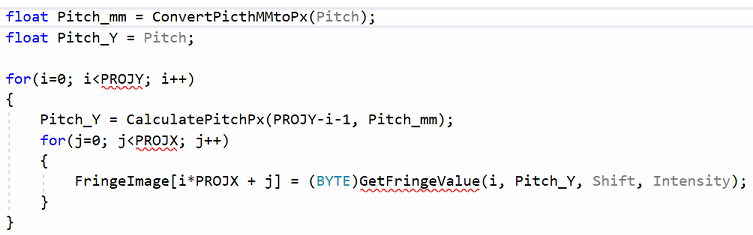 Solved float Pitch_mm Convert PicthMMtoPx (Pitch); float | Chegg.com