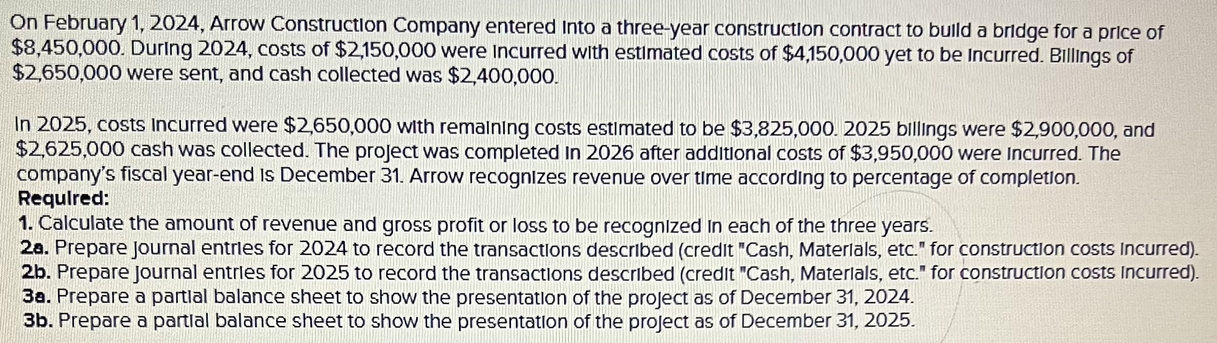 Solved On February 1 2024 Arrow Construction Company Chegg Com   PhpUYYZID