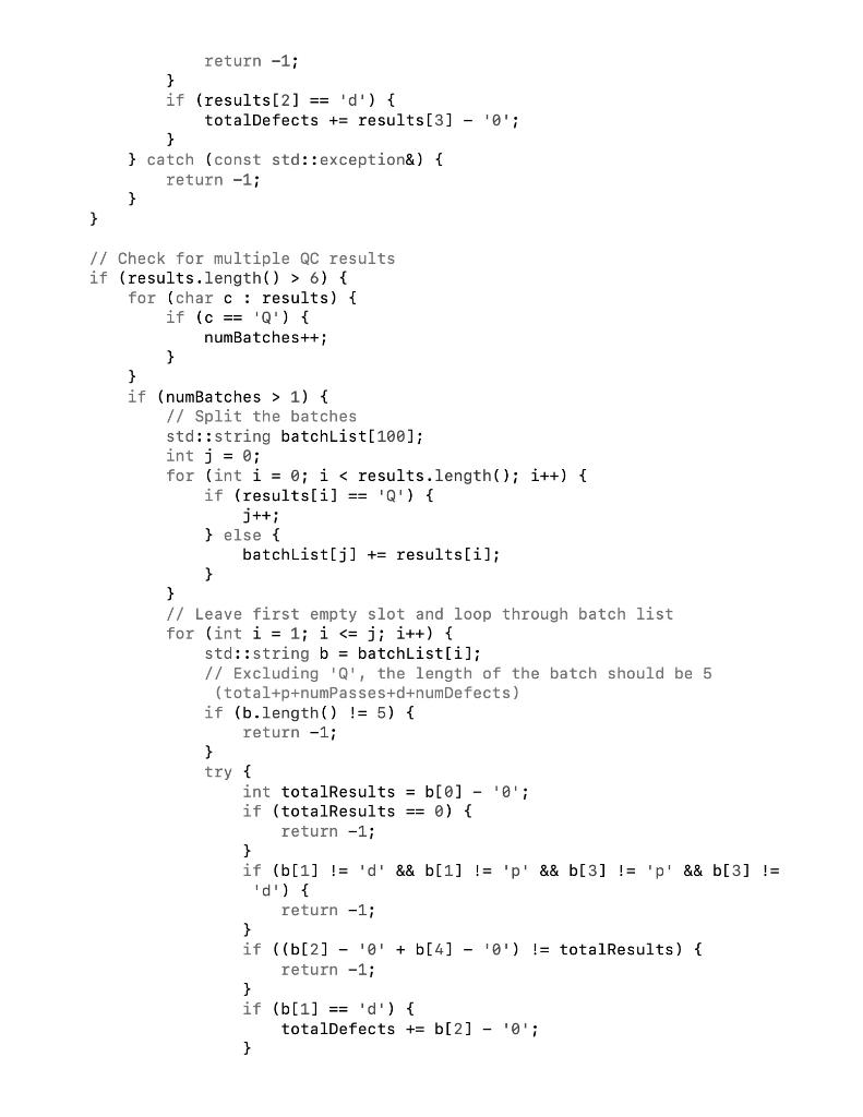 Solved I have a logic error in my C++ code, my task is to | Chegg.com