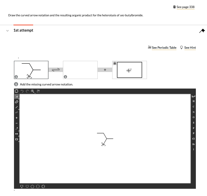 Solved See page 338 Draw the curved arrow notation and the | Chegg.com