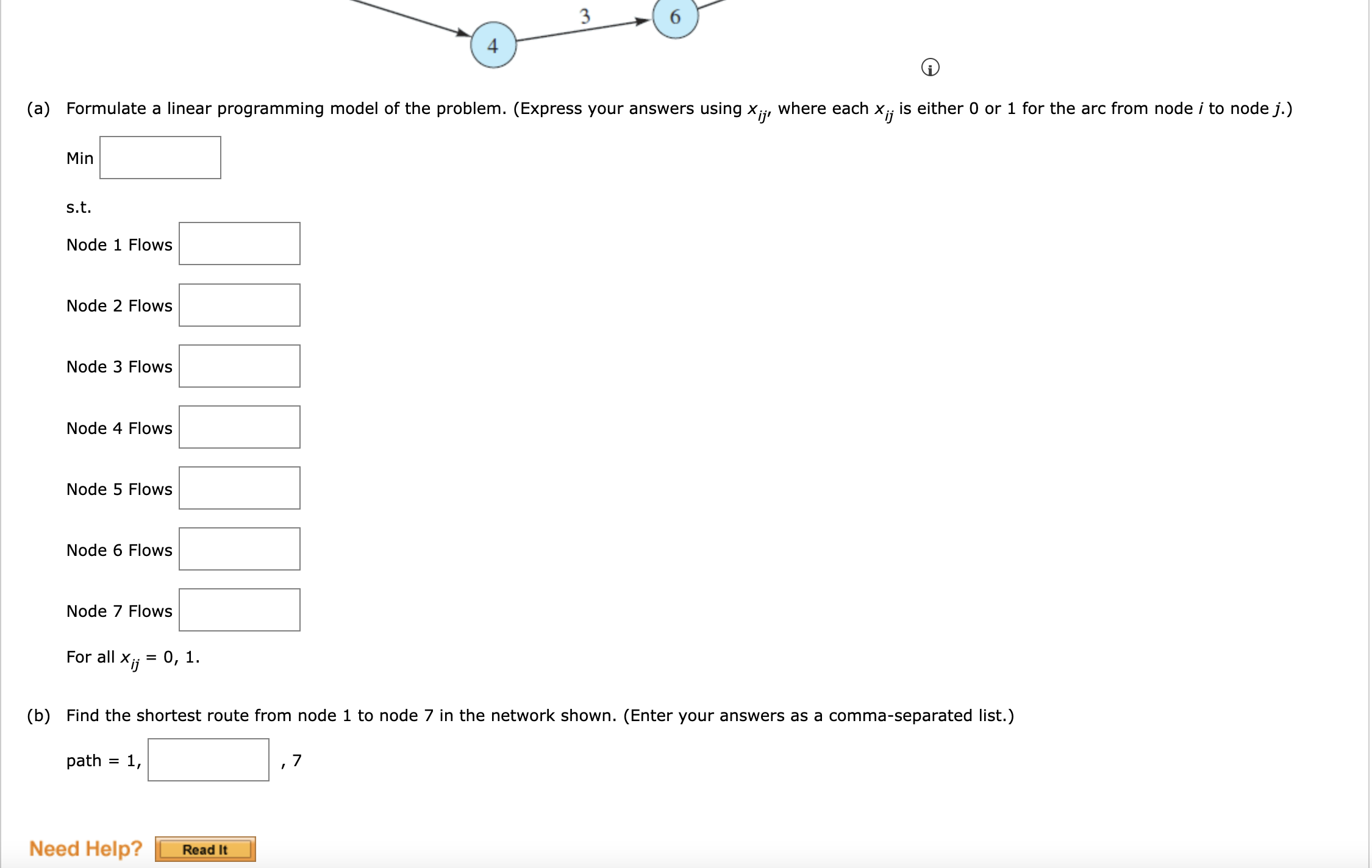 Solved (a) Formulate a linear programming model of the | Chegg.com