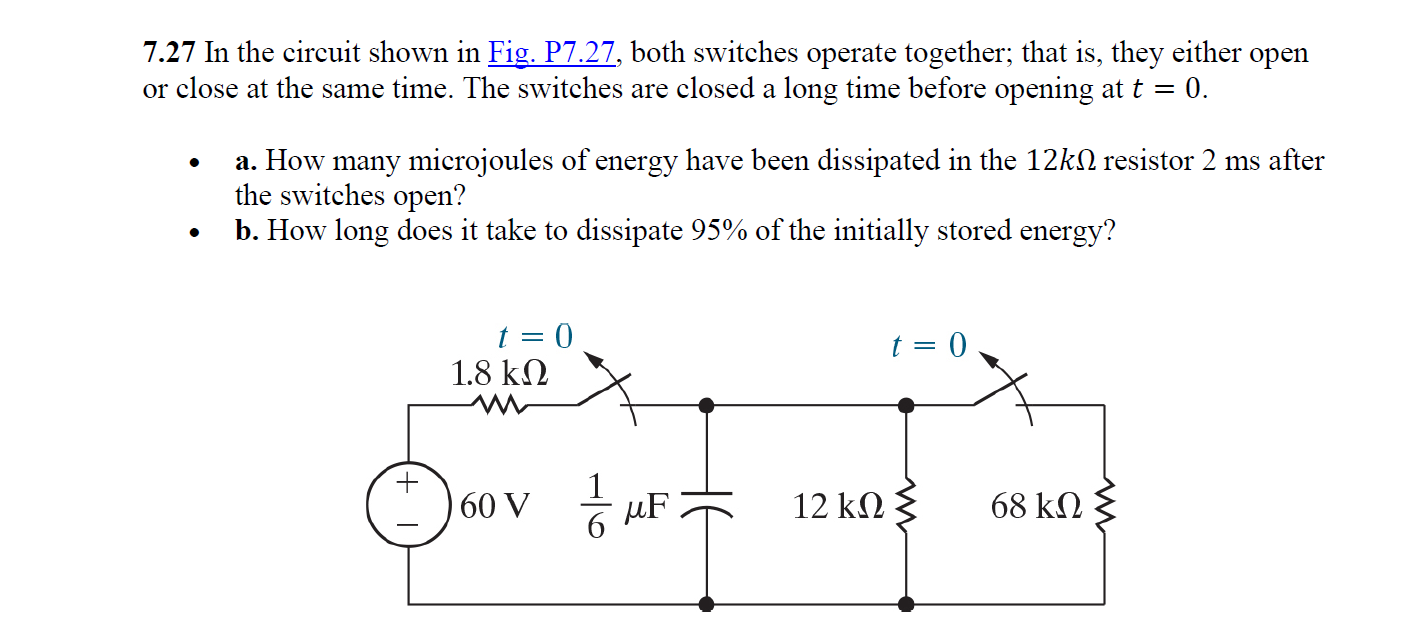 Solved In The Circuit Shown In Fig P Both Chegg Com