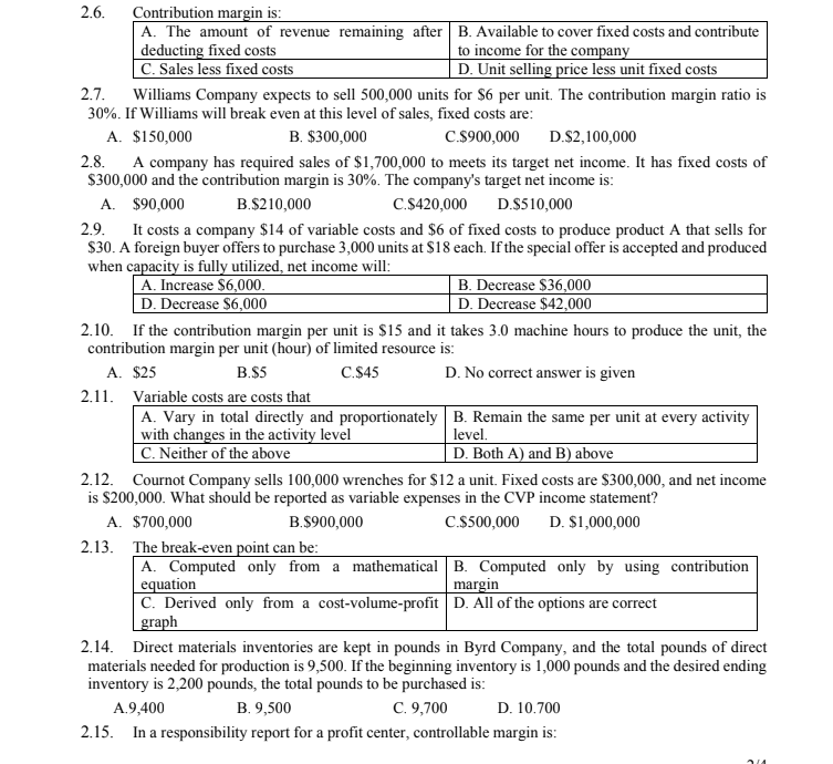 Solved 2. Multiple choice questions (25 points) 1 | 2 3 4 5 
