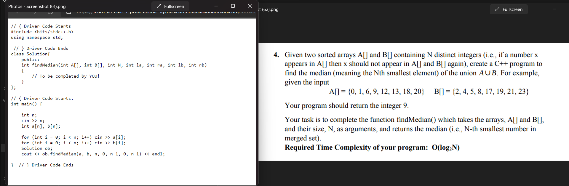 Solved Photos - Screenshot (61).png Fullscreen O Х ot | Chegg.com