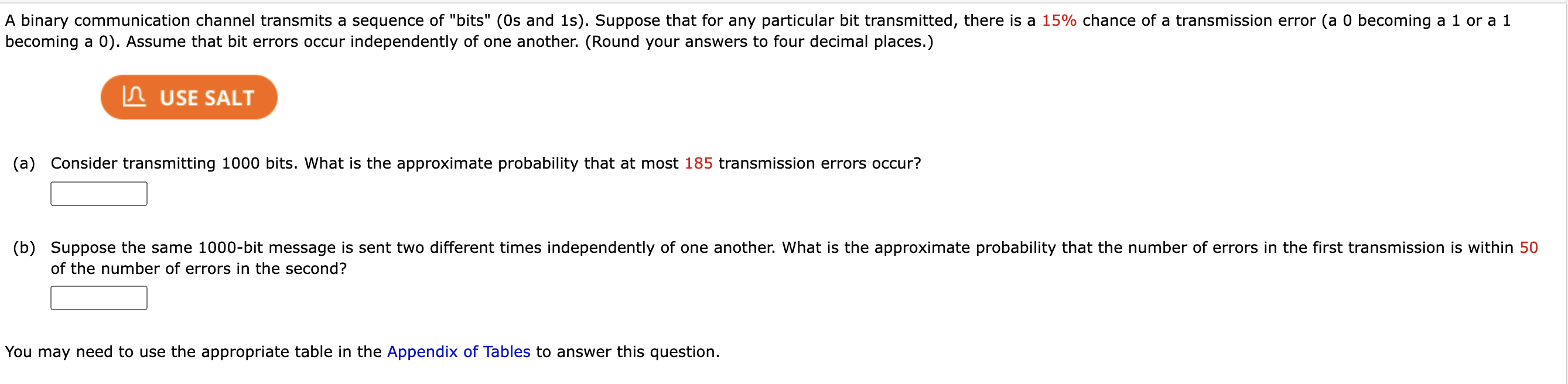 Solved A Binary Communication Channel Transmits A Sequence | Chegg.com