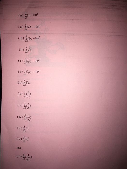 Solved Exercise 1.3. LEARN USE OF SIGMA TO CRUNCH NUMBERS) | Chegg.com