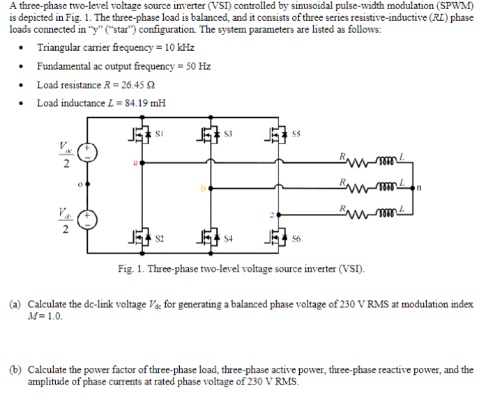 three phase voltage calculations