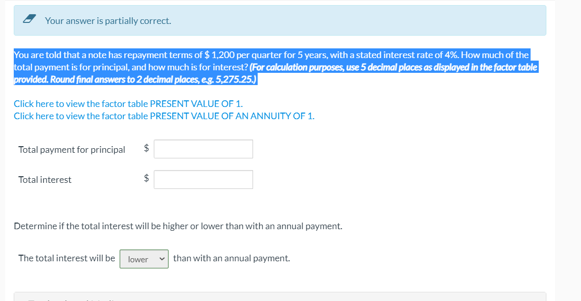 Solved Your answer is partially correct. You are told that a | Chegg.com