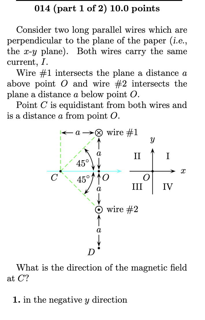 Solved Consider Two Long Parallel Wires Which Are | Chegg.com