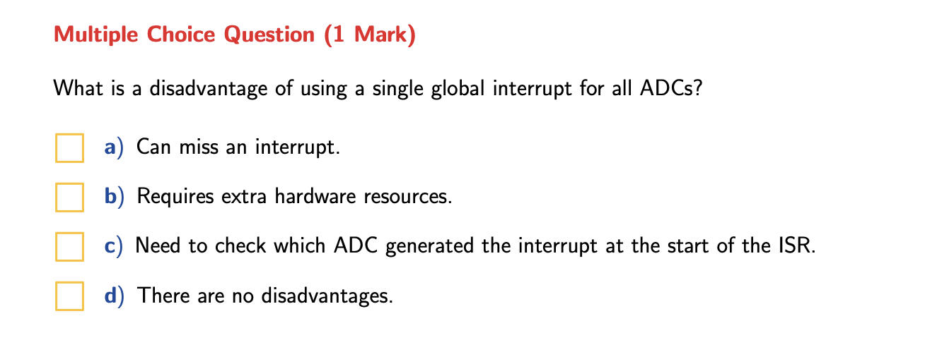 Solved Multiple Choice Question 1 Mark What Is A 6229