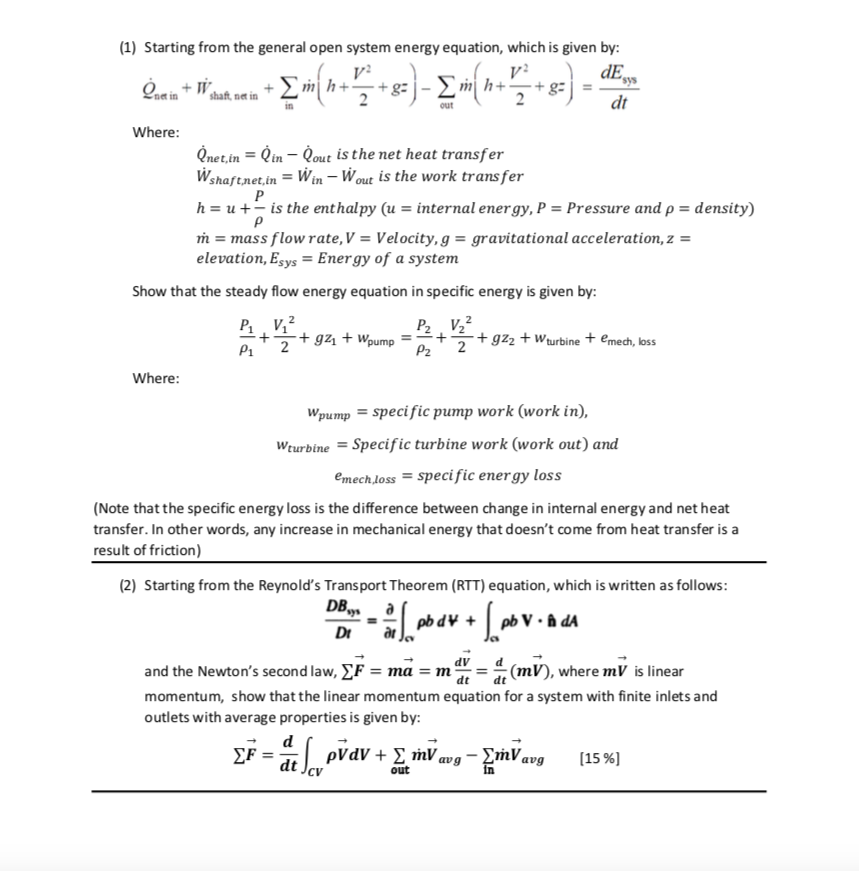 Solved +8=) - - 2 m 1+ + + (1) Starting from the general | Chegg.com