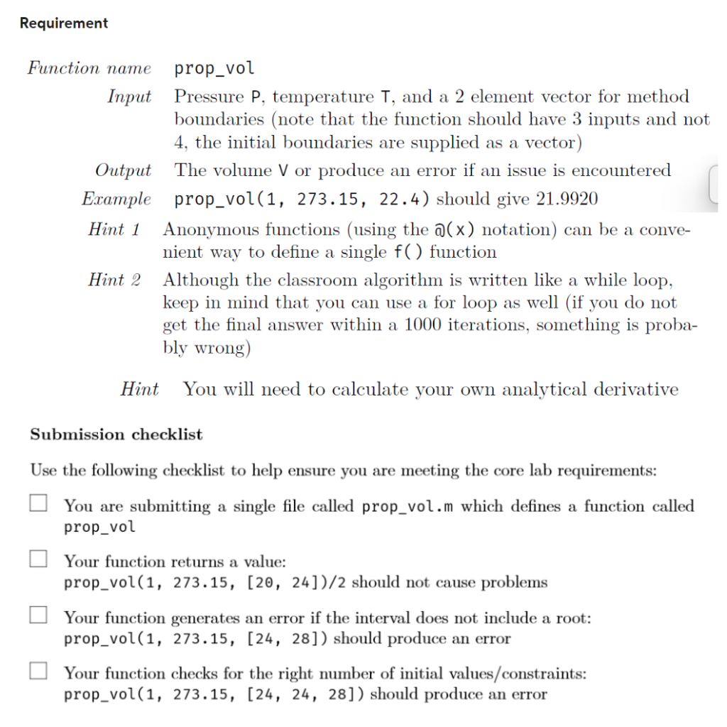 Solved MatLab question Lab 4: Solving nonlinear equations | Chegg.com