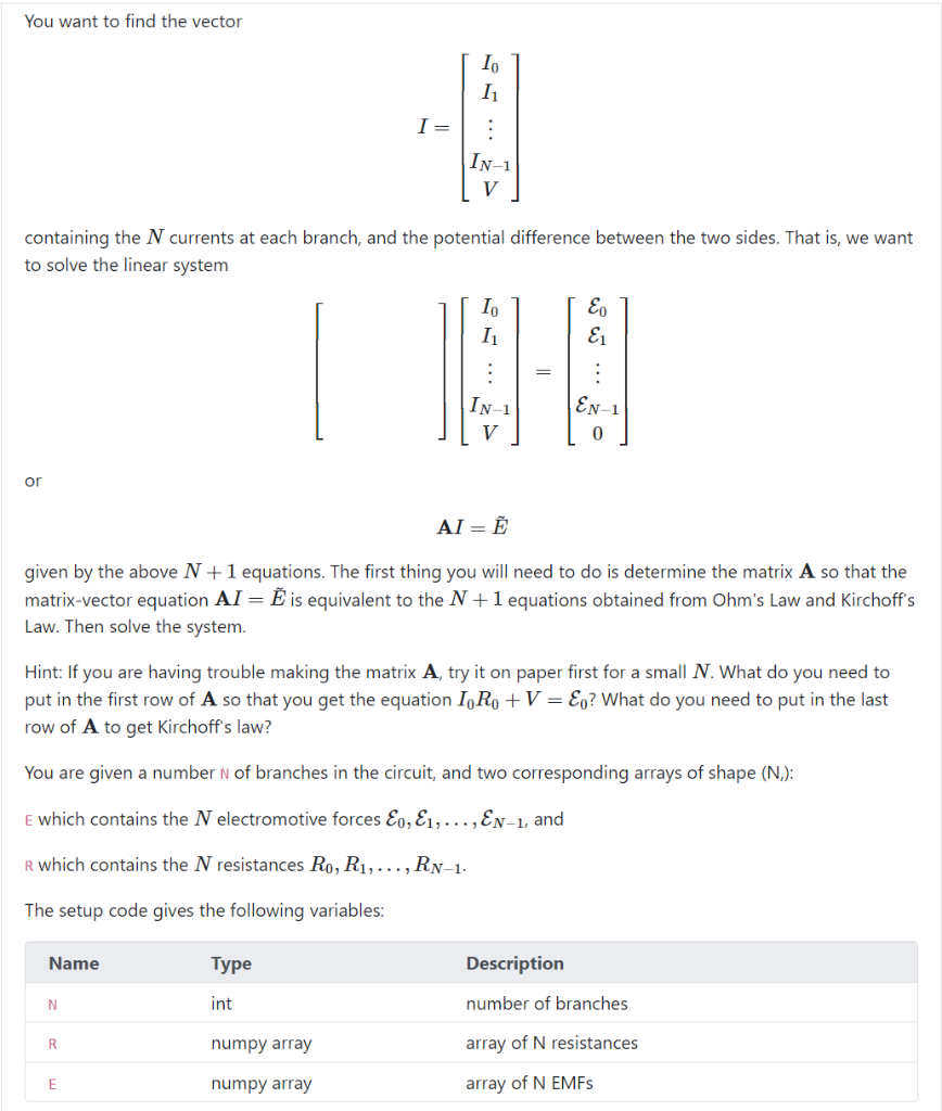 Solved Another Example Of A Linear System Is A Circuit With | Chegg.com