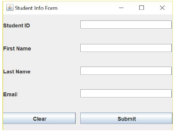 Solved Create a swing application In JAVA that is similar to | Chegg.com