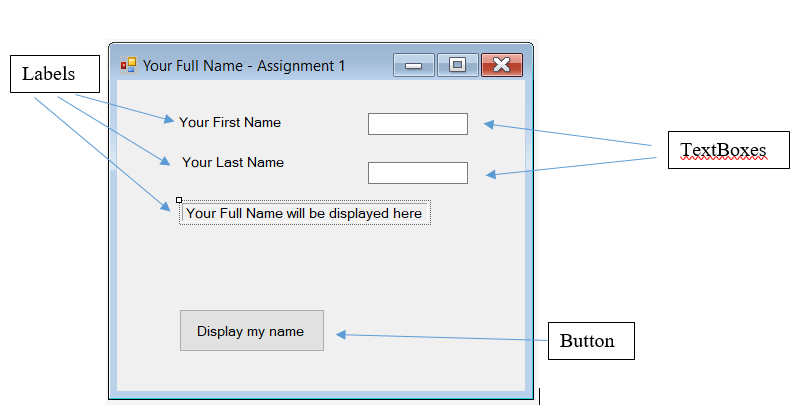 Solved Visual Basic In this assignment you create a small | Chegg.com
