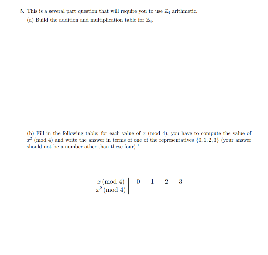 Solved 5. This is a several part question that will require | Chegg.com