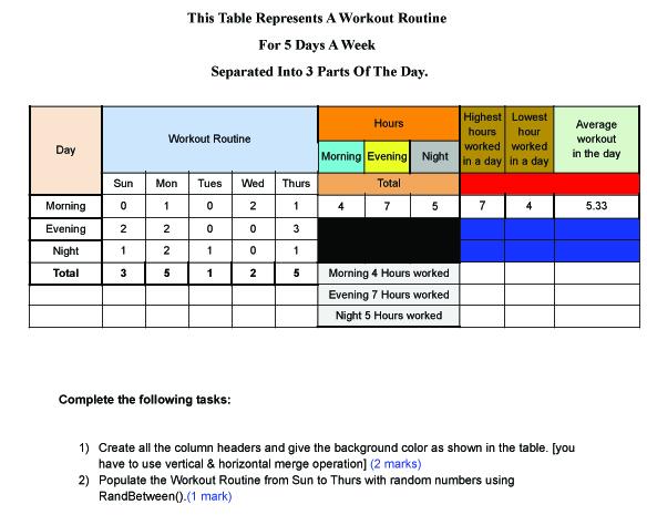 Workout 5 online days