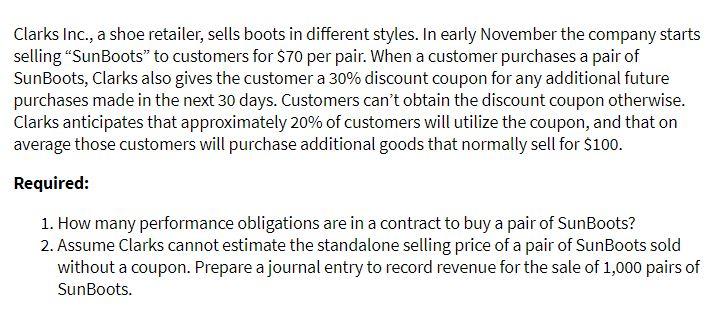 Clarks inc a shoe retailer deals sells boots in different styles