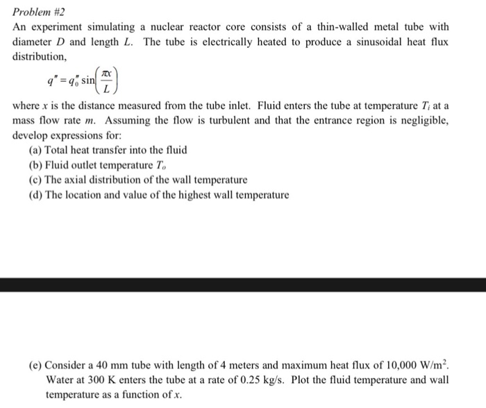 Solved Problem #2 An experiment simulating a nuclear reactor | Chegg.com