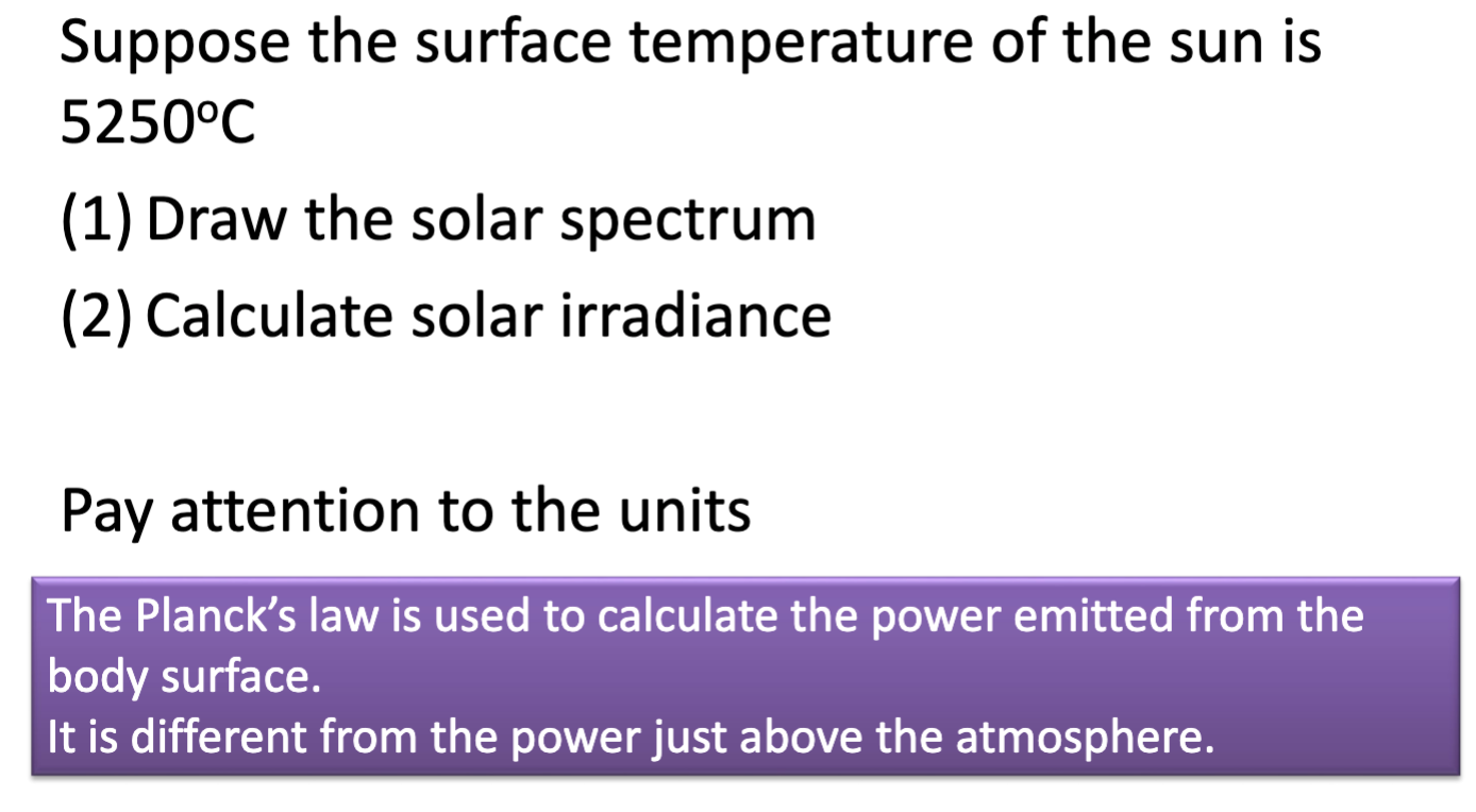 Solved (D Suppose the surface temperature of the sun is | Chegg.com