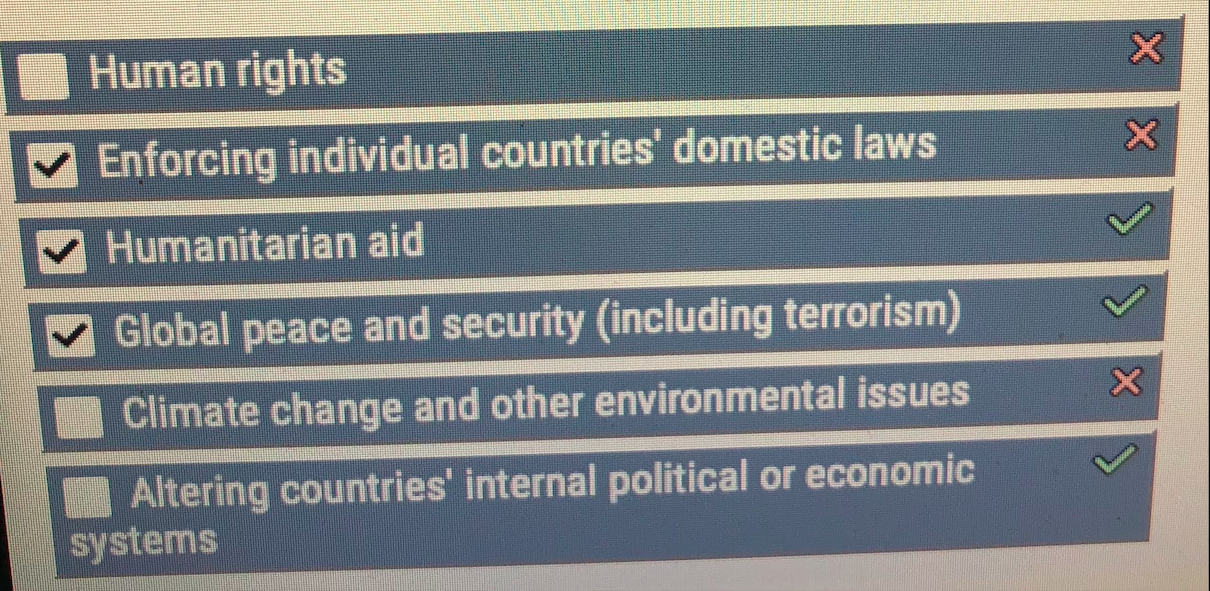 Solved The UN also plays a major role in creating | Chegg.com